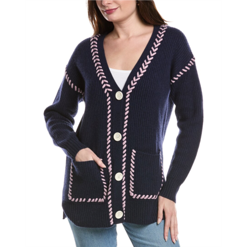 Johnny Was the solid whipstitch cardigan