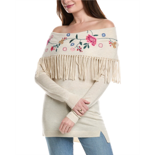 Johnny Was nikkola wool & cashmere-blend sweater