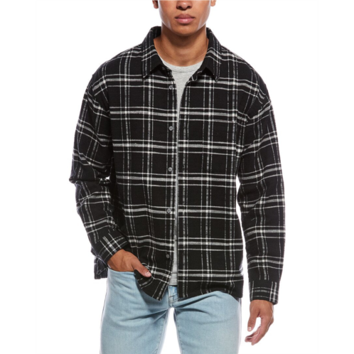 FRAME Denim plaid overshirt