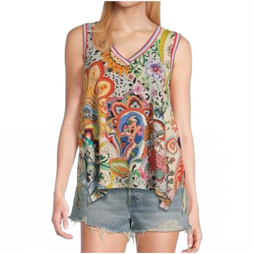 Johnny Was janie favorite favorite v-neck tank in amanda