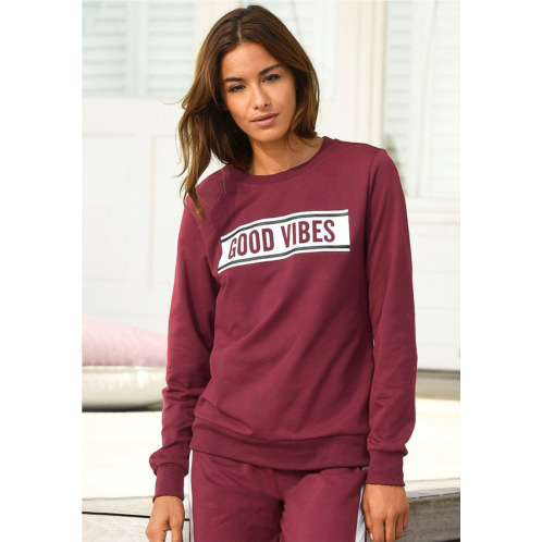LASCANA womens good vibes sweatshirt