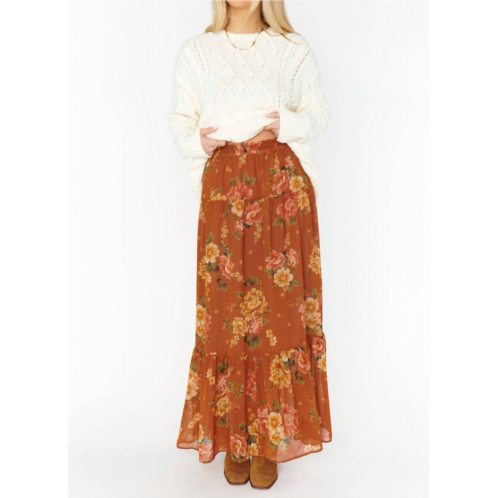 Show Me Your Mumu larina midi skirt in garden harvest