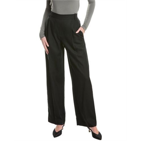 Vince straight leg linen-blend pant