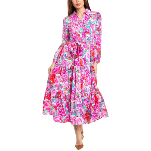 Gracia tiered midi dress