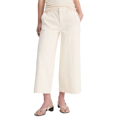 Vince mid rise utility crop wide pant