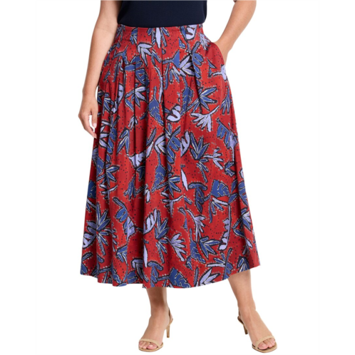 NICZOE plus autumn leaves skirt