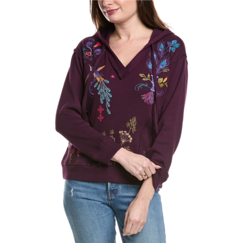 Johnny Was relaxed thermal hoodie