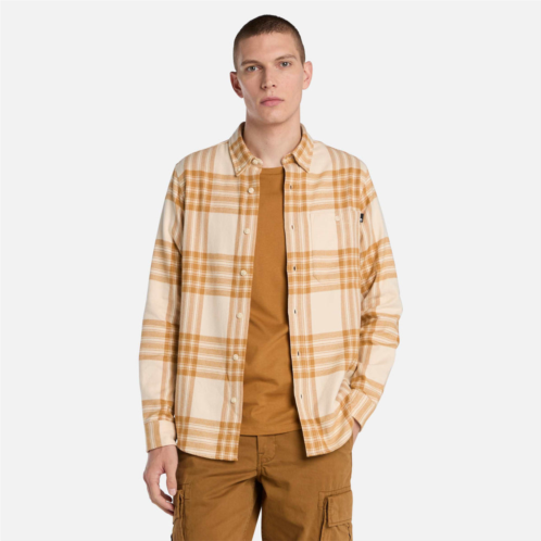Timberland mens midweight flannel check shirt