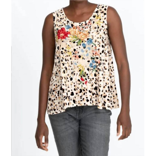 Johnny Was josephine velvet swing tank in multi