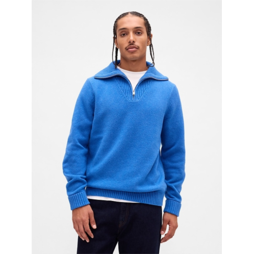 Gap CashSoft Quarter-Zip Pullover Sweater