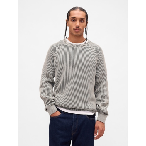 Gap Classic Raglan Crewneck Sweater