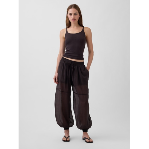 Gap Sheer Parachute Joggers