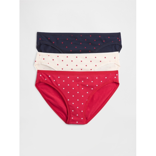 Gap Organic Stretch Cotton Bikini (3-Pack)