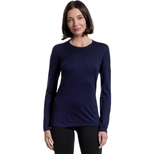 Womens Icebreaker 200 Oasis Merino Baselayer Long Sleeve Crewe