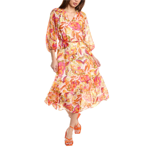 Julia Jordan chiffon midi dress