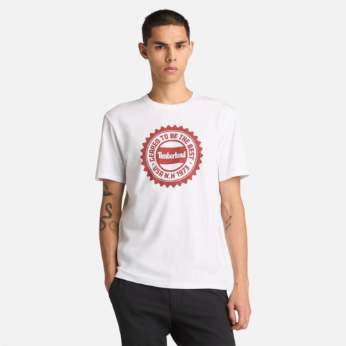Timberland mens logo short-sleeve slub t-shirt