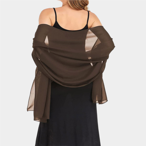 TRUEDAMES lightweight chiffon shawls scarves wraps
