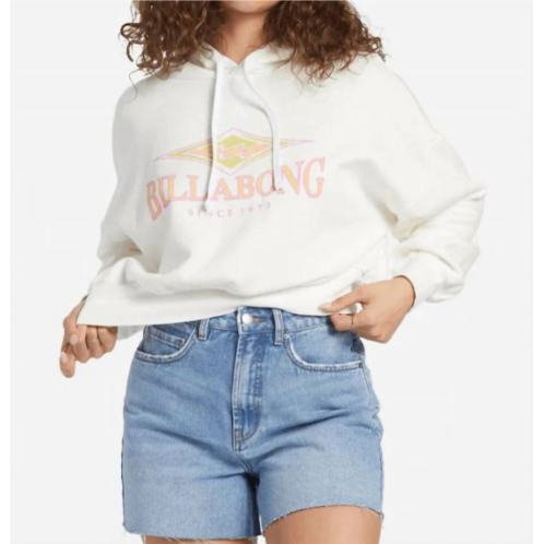 Billabong all time fleece sweatshirt in salt crystal