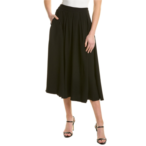 Gracia pleated a-line skirt