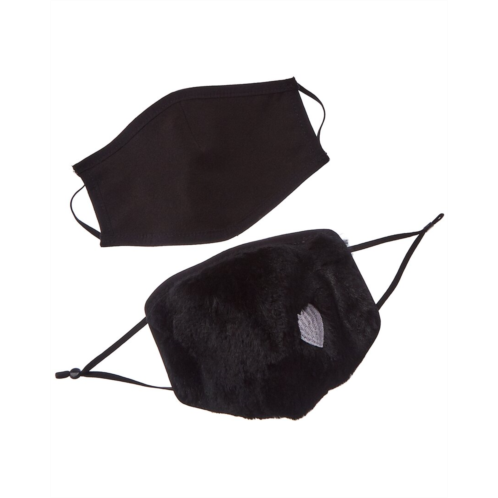 Adrienne Landau 2pc face warmer & cloth face mask set