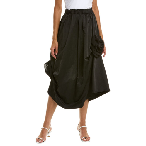 Gracia rose applique skirt