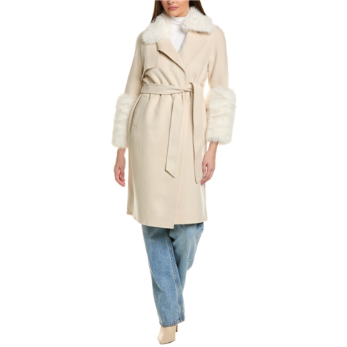 Adrienne Landau wool coat