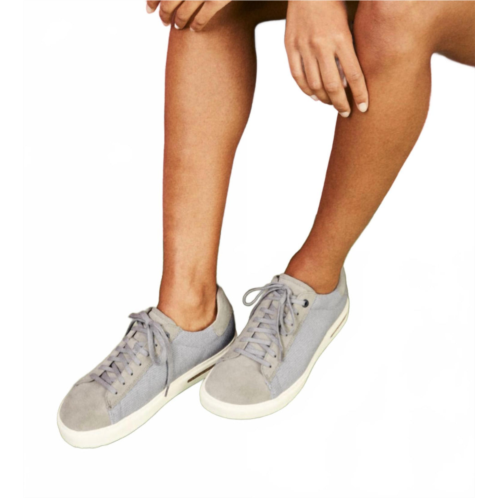 BIRKENSTOCK womens bend canvas sneaker in whale gray (medium/narrow)