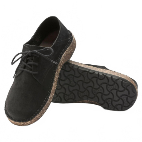 BIRKENSTOCK womens gary lace-up shoe in black