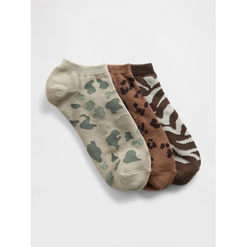 Gap Print Ankle Socks (3-Pack)