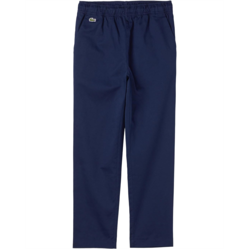 Lacoste Kids Stretch Twill Pants (Big Kid)