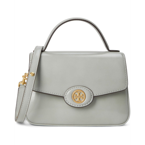 Tory Burch Robinson Spazzolato Small Top-Handle Bag