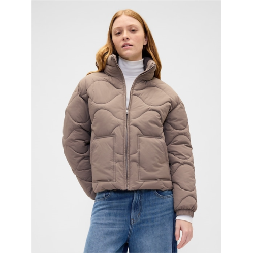 Gap Relaxed Quilted Nylon Jacket