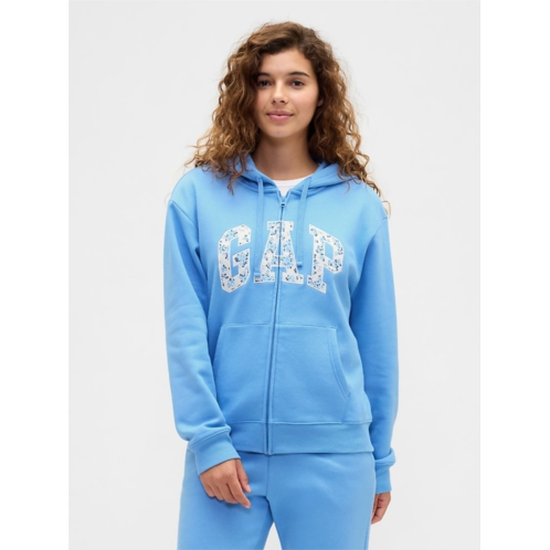 Relaxed Gap Logo Zip Hoodie