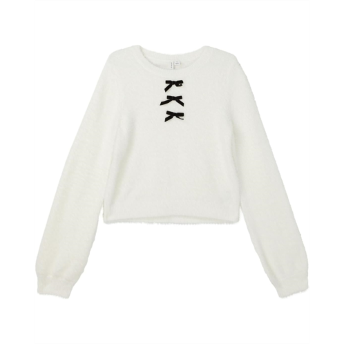 Janie and Jack Fuzzy Mini Bow Sweater (Toddler/Little Kid/Big Kid)