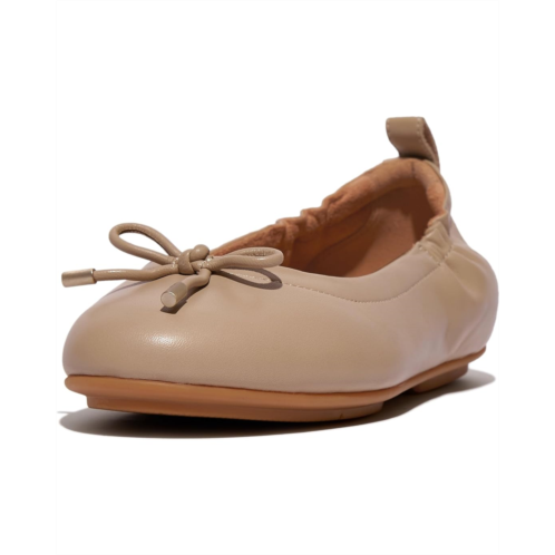 FitFlop Allegro Bow Leather Ballerinas