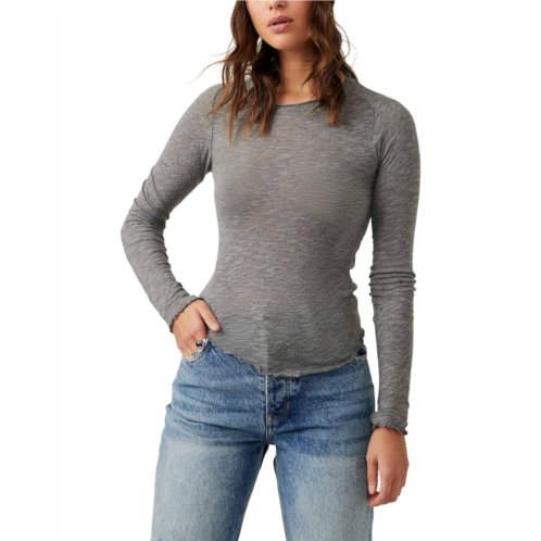Womens Free People Be My Baby Long Sleeve