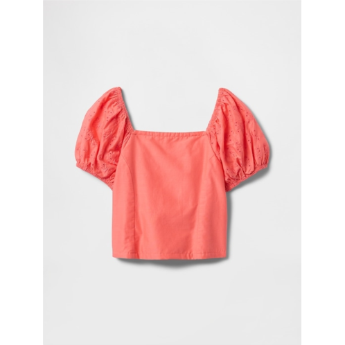 Gap Kids Puff Sleeve Top