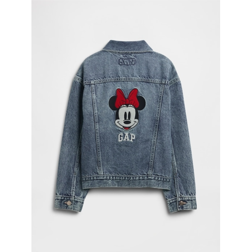 GapKids × Disney Minnie Mouse Relaxed Icon Denim Jacket