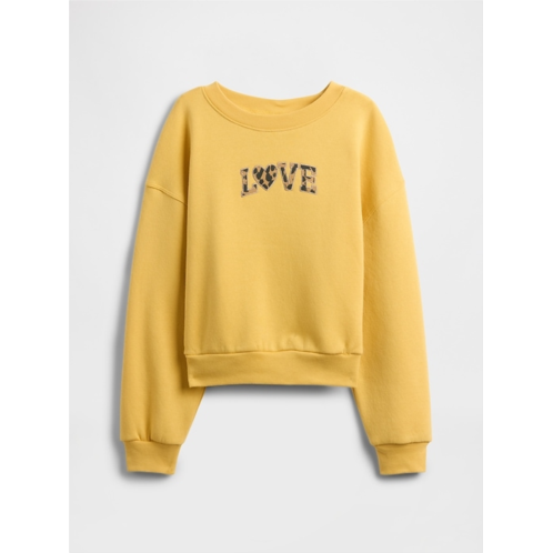 Gap Kids Oversized Crewneck Sweatshirt