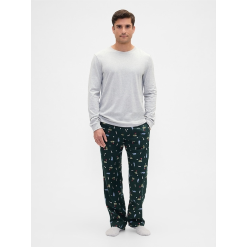 Gap Relaxed Flannel PJ Pants