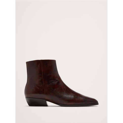 Bananarepublic Italian Leather Ankle Boot