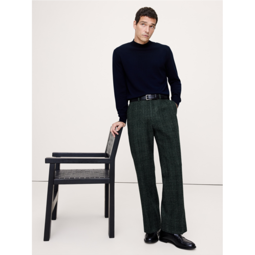 Bananarepublic Straight Italian Wool Tweed Suit Pant