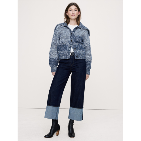 Bananarepublic Spacedye Cotton-Wool Cardigan