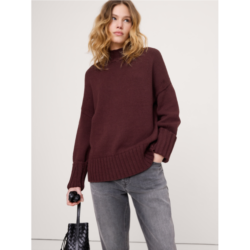 Bananarepublic Chunky Cotton Tunic Sweater