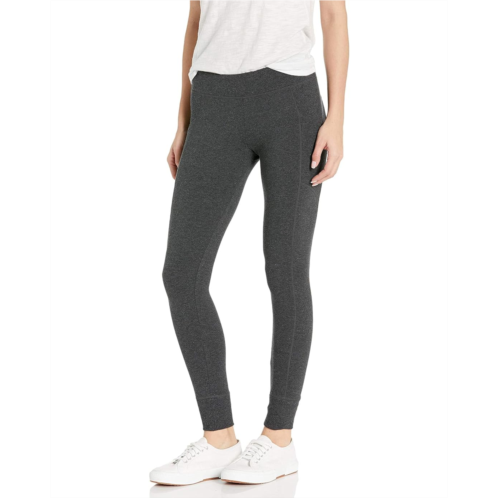 Womens Calvin Klein Premium Performance Double Waistband Moisture Wicking Legging (Standard and Plus)
