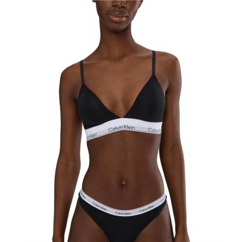 Womens Calvin Klein Underwear Icon Cotton Modal Lightly Lined Triangle Bralette