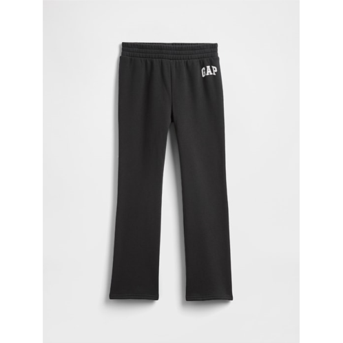 Kids Relaxed Gap Logo Bootcut Sweatpants
