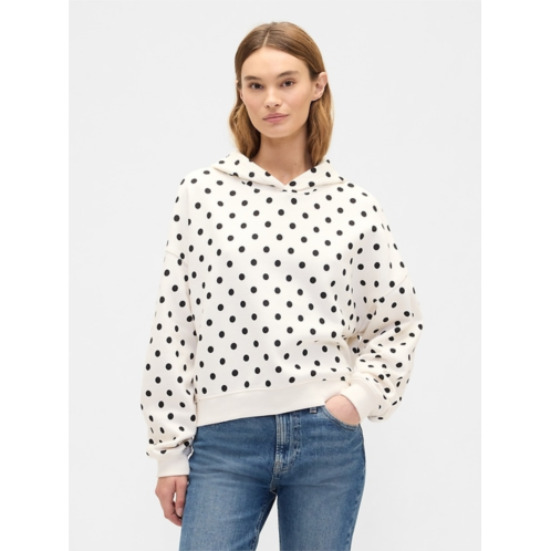 Relaxed Gap Mini-Logo Cropped Hoodie