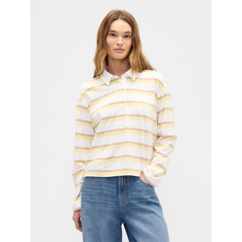 Gap Oversized Stripe Rugby Polo Shirt