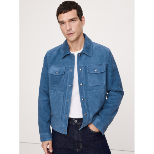 Bananarepublic Suede Trucker Jacket